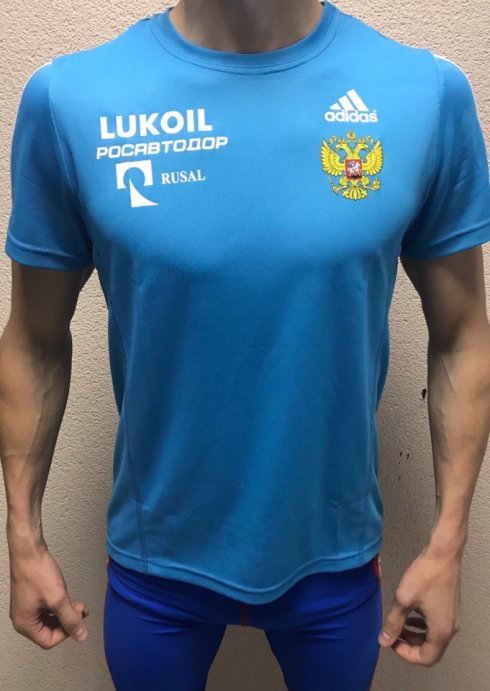 ФУТБОЛКА РОССИЯ 2019 голубая в Твери