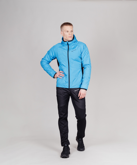 Куртка Nordski Hybrid Warm Light Blue/Black NSM955284 в Санкт-Петербурге