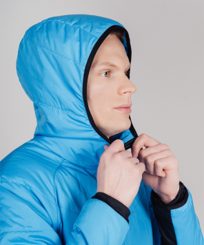 Куртка Nordski Hybrid Warm Light Blue/Black NSM955284