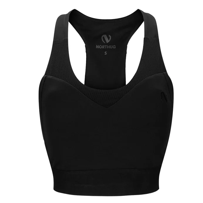 Топ NORTHUG Lillesand sport bh, Черная икра