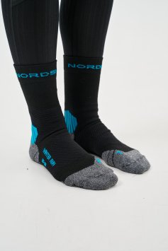 Носки Nordski Winter Run Black/Light Blue NSV741179