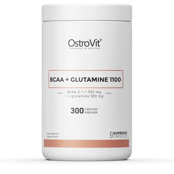Аминокислоты BCAA + GLUTAMINE Supreme Capsule OSTROVIT 1100мг. 300 капс. в Мурманске