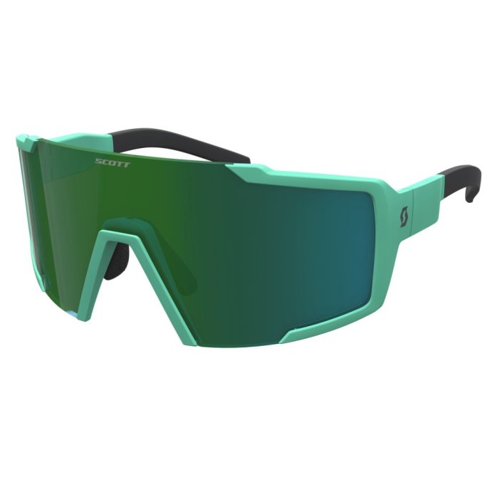 Очки SCOTT Shield soft teal green/green chrome ES275380-7486121 в Мурманске