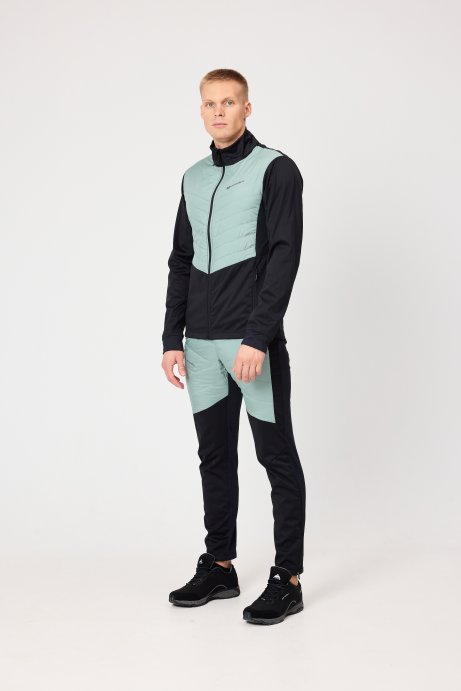 Брюки Nordski Hybrid Pro Black/Ice Mint MEN NSW505906
