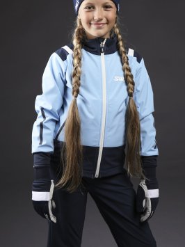 Перчатки SWIX Cross Jr H0874/75100 темно-синий