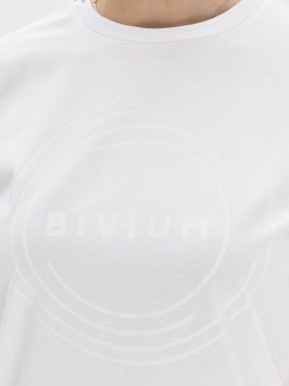 Футболка Bivium "Circle" жен. бел.