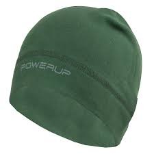 Шапка для бега POWERUP warm GREEN