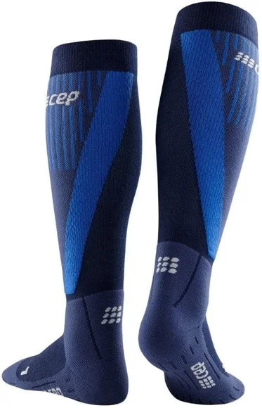 Компрессионные гольфы CEP TOURING для лыжных гонок C261W с шерстью мериноса, женские тёмно-синий WP20-3-3