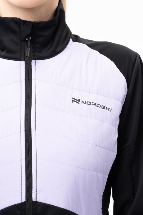 Куртка Nordski Hybrid Pro Black/Lavender W NSW606106