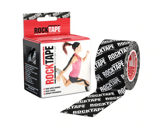 тейп-лента RockTape Classic, 5см х 5м, черный логотип RCT100-BKLOGOOS в Твери