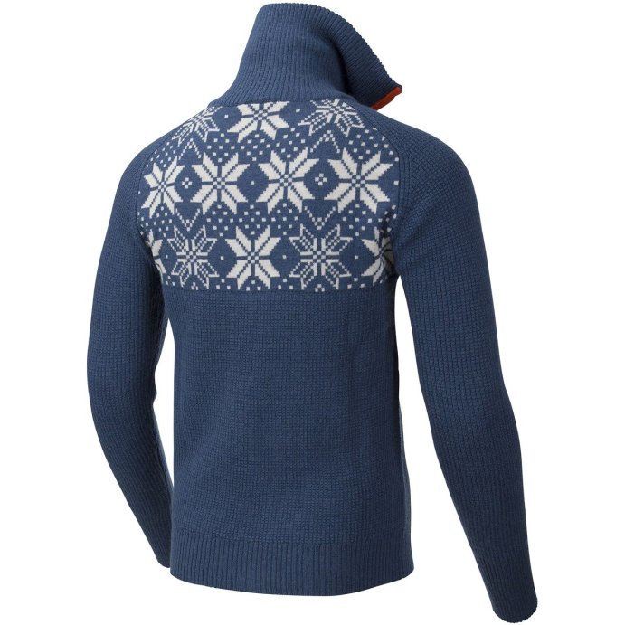 Свитер ULVANG Rav Kiby муж. 77311/69620 синий/тыквен. в Твери