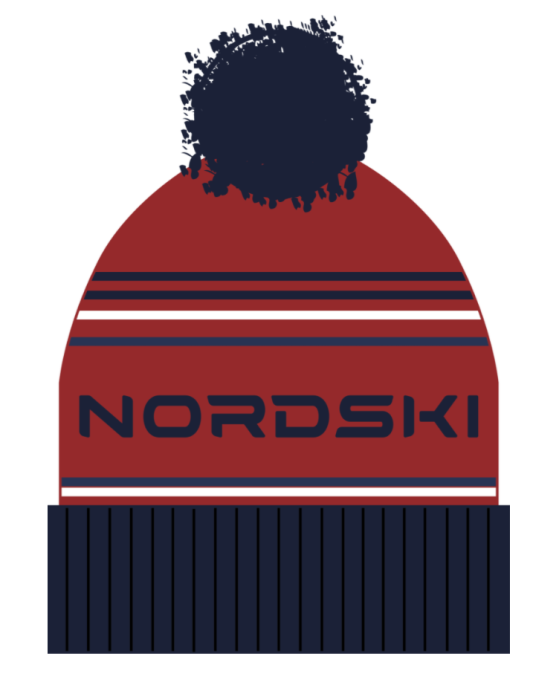 Шапка Nordski Stripe Red NSV470900