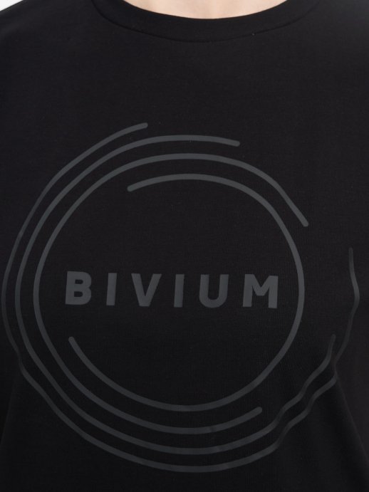 Футболка Bivium &quot;Circle&quot; жен. черн.