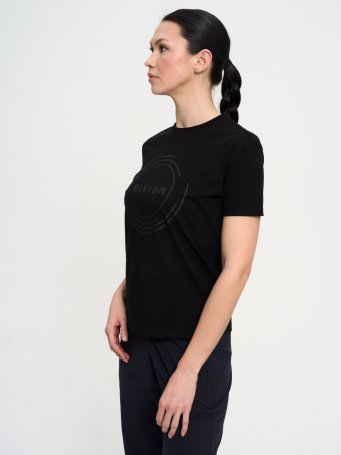 Футболка Bivium &quot;Circle&quot; жен. черн.