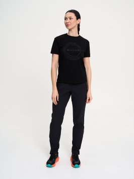 Футболка Bivium &quot;Circle&quot; жен. черн.