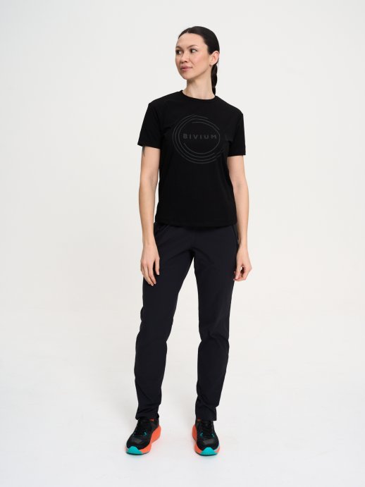 Футболка Bivium &quot;Circle&quot; жен. черн.