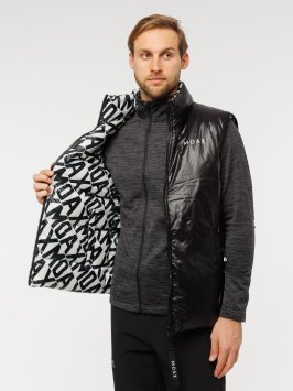 Жилет MOAX двусторонний Club DUO унисекс  MX415212/10010 черный принт