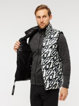 Жилет MOAX двусторонний Club DUO унисекс  MX415212/10010 черный принт