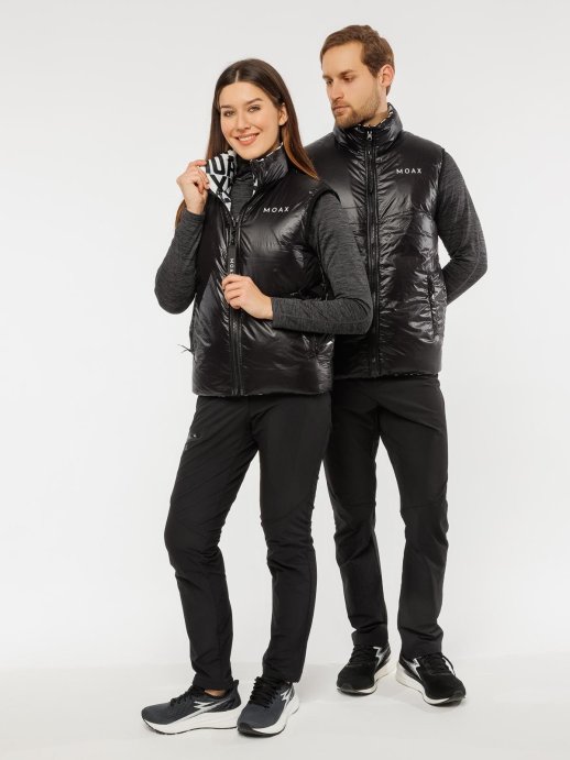 Жилет MOAX двусторонний Club DUO унисекс  MX415212/10010 черный принт