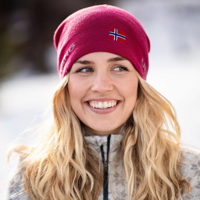 Шапка ULVANG Lillehammer 49731/90203 красный/ваниль 56 в Твери