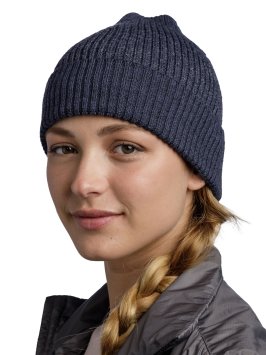 Шапка Buff Merino Active Hat Solid Night Blue 132339.779.10.00