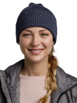Шапка Buff Merino Active Hat Solid Night Blue 132339.779.10.00