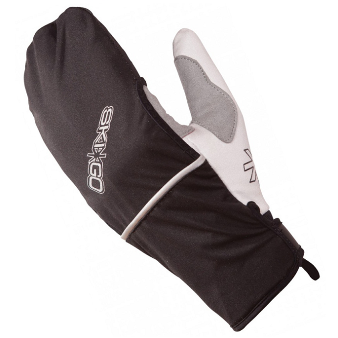 Перчатки лыжные SKIGO (80) Flexible (бело/черный)