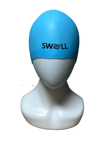 Шапочка для плавания SWELL Long Hair Silicone цв. синий