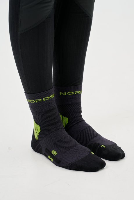 Носки Nordski Run All year Black/Lime NSV757180