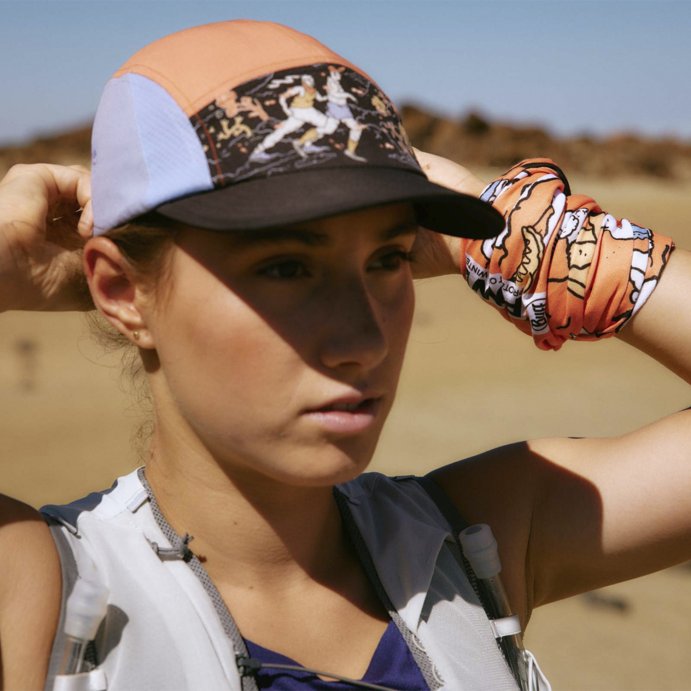 Кепка Buff 5 Panel Go Pow Running Multi 133705.555.20.00 (S/M)