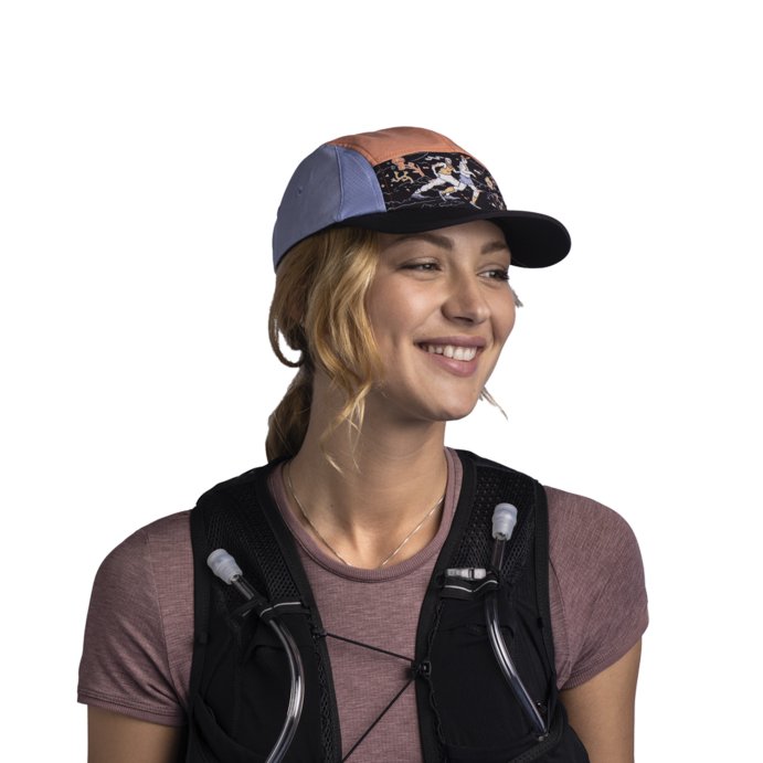 Кепка Buff 5 Panel Go Pow Running Multi 133705.555.20.00 (S/M)