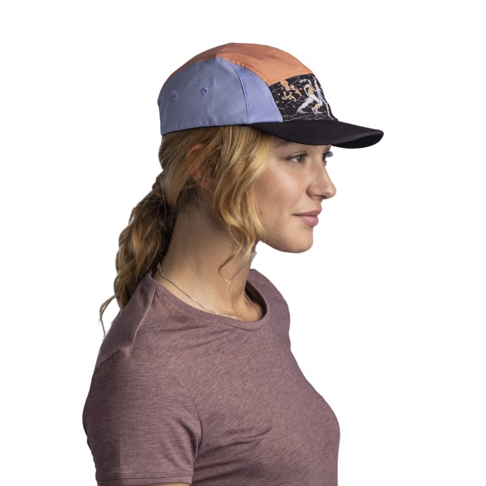 Кепка Buff 5 Panel Go Pow Running Multi 133705.555.20.00 (S/M)