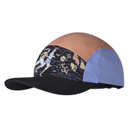 Кепка Buff 5 Panel Go Pow Running Multi 133705.555.20.00 (S/M)