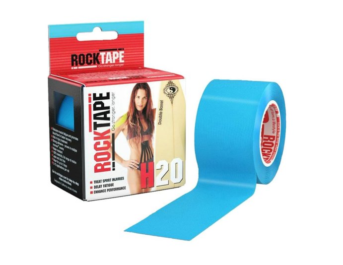 тейп-лента RockTape H2O, 5см х 5м, голубой  RCT100-BLH2O-OS