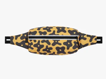 Сумка Enklepp Marathon Waist Bag (black flowers-yellow)