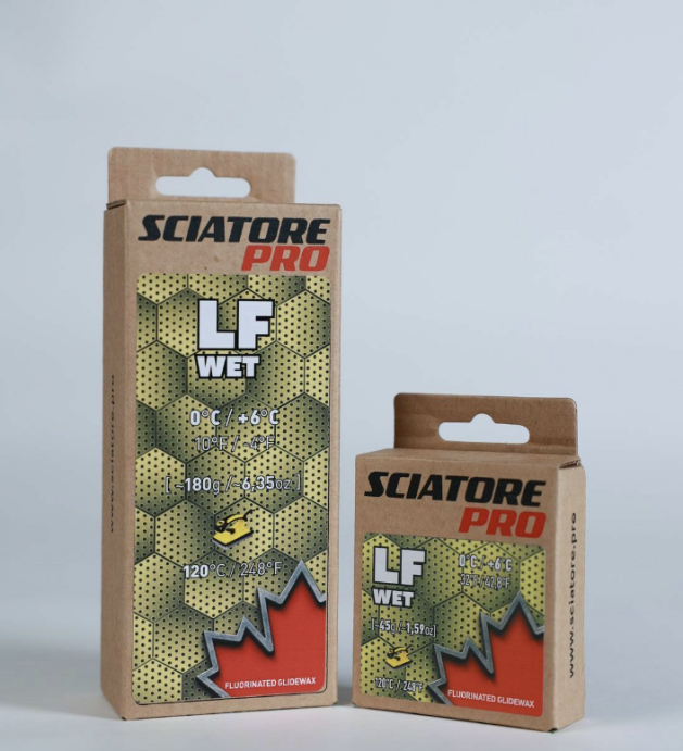 Парафин SCIATORE Pro LF WET (бледно желтый) +6/0 180 гр