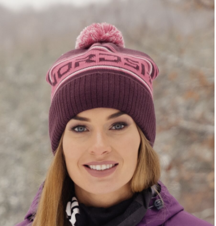 Шапка Nordski Stripe Violet NSV470990