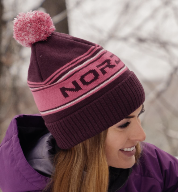 Шапка Nordski Stripe Violet NSV470990