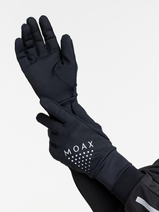 Перчатки для бега Moax Stretch Fit run  M2232/10000 черный