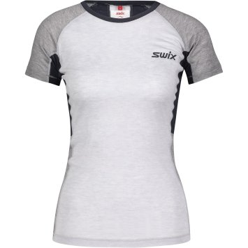 Футболка SWIX Motion Tech Wool жен. темно-синий/серый 40996/75107