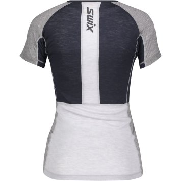 Футболка SWIX Motion Tech Wool жен. темно-синий/серый 40996/75107