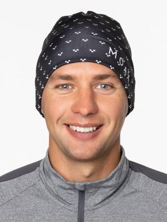 Шапка MOAX Tauri Stretch 23803M/10000P черный принт OS