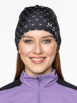 Шапка MOAX Tauri Stretch 23803M/10000P черный принт OS