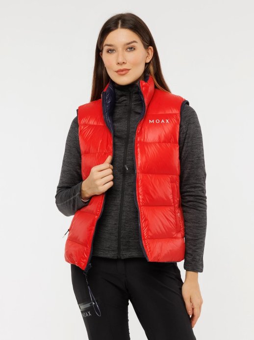 Жилет MOAX двусторонний Club DUO унисекс  MX415212/90900 красный/синий