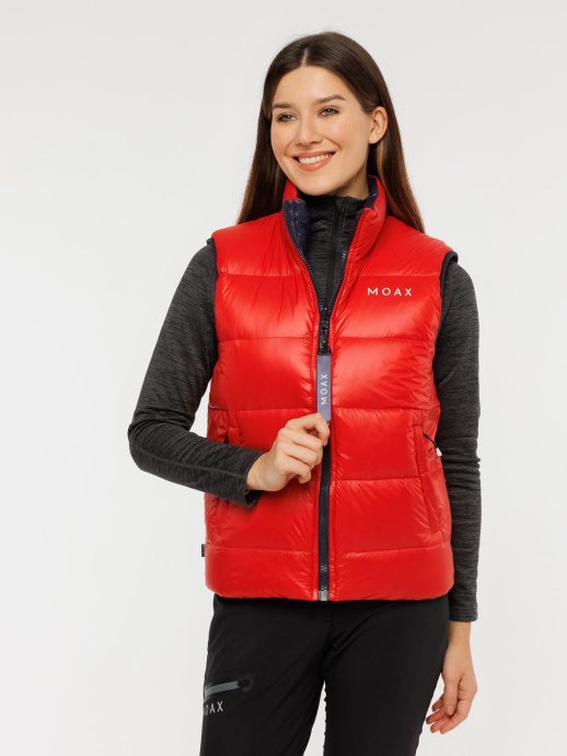 Жилет MOAX двусторонний Club DUO унисекс  MX415212/90900 красный/синий