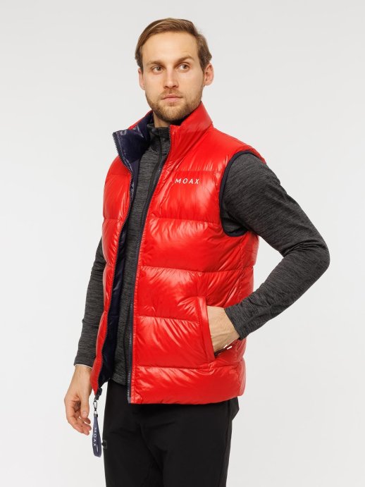 Жилет MOAX двусторонний Club DUO унисекс  MX415212/90900 красный/синий