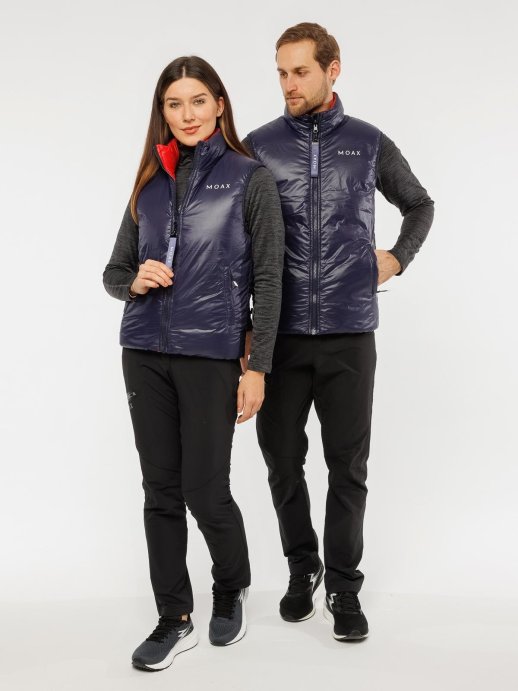 Жилет MOAX двусторонний Club DUO унисекс  MX415212/90900 красный/синий