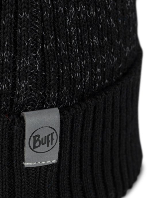 Шапка Buff Merino Active Hat Solid Black 132339.999.10.00