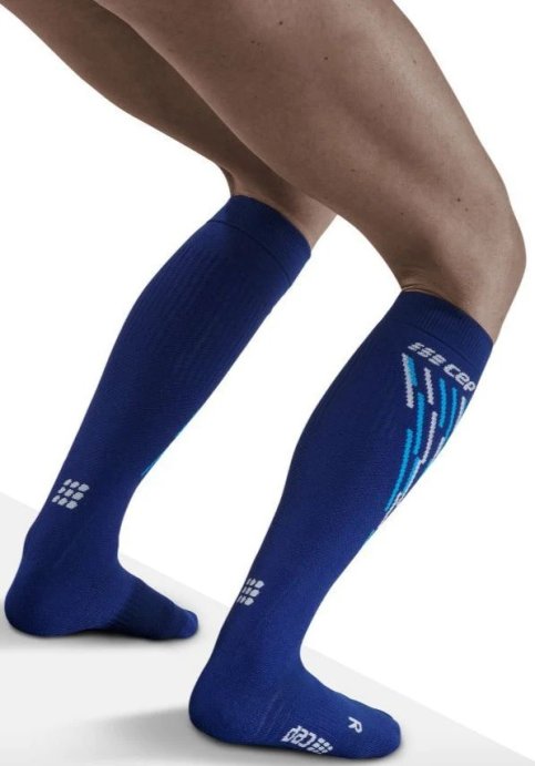 Компрессионные гольфы CEP для катания на лыжах, женские C211W синий/лазурный WP20-I-6