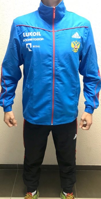 Костюм летний РОССИЯ 2019 голубой в Твери